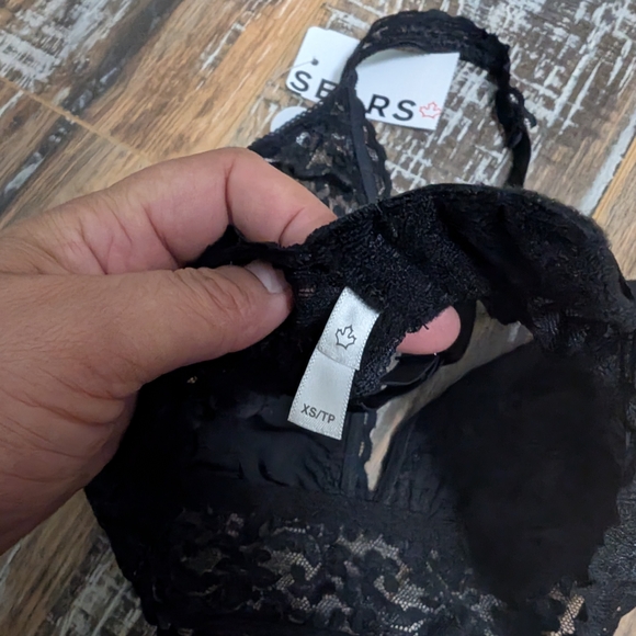 Set Of 2 Black Lace Bra Set (2x) New - Picture 3 of 3